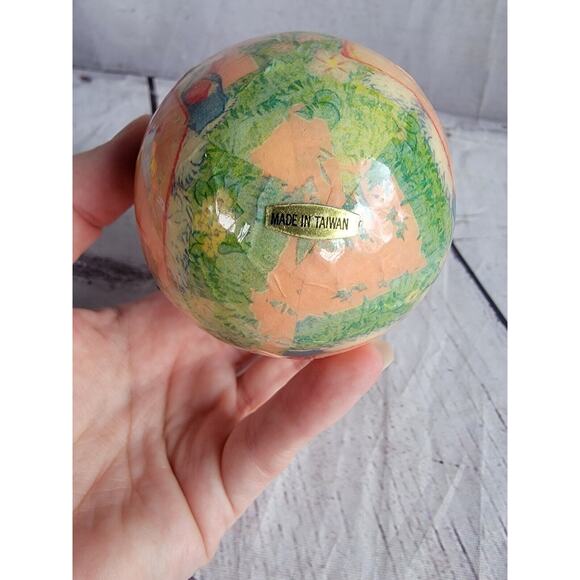 Decopage paper mache Egg Ornament Bunny With Eggs - Picture 5 of 7